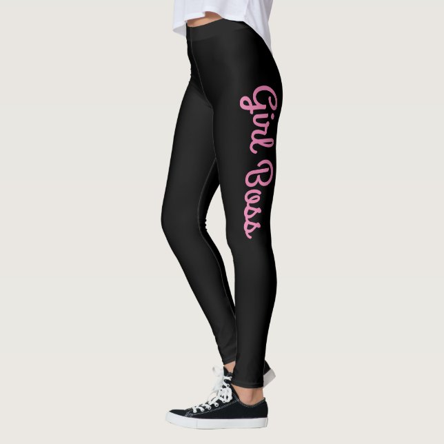 Girl Boss Customisable Leggings (Left)