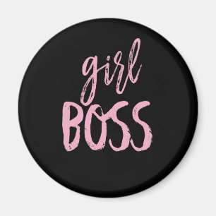 Girl, Boss Fun Typography Magnet
