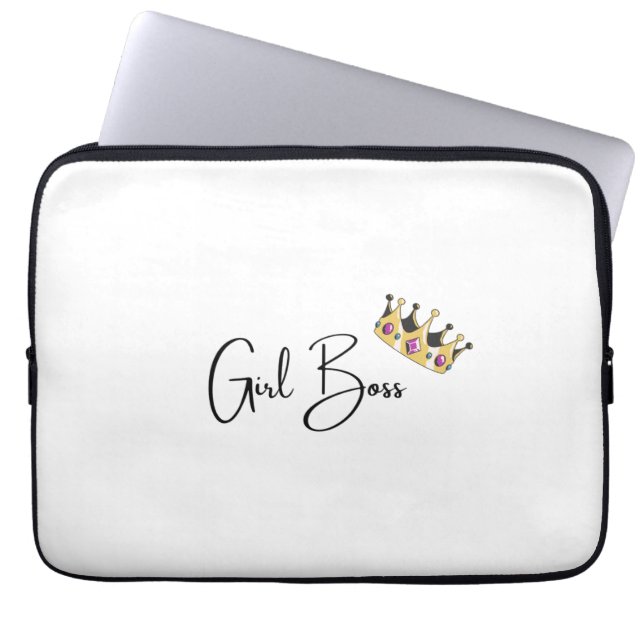 Girl Boss Laptop Case (Front)