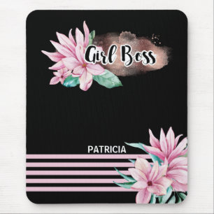 Girl Boss Mouse Pad