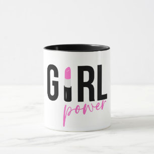 Girl Boss Pink Black Mug