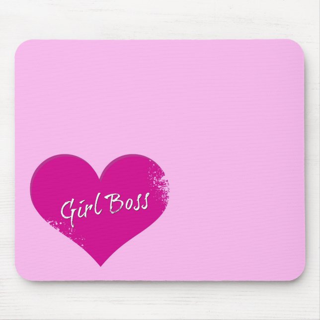 Girl Boss Power Mouse Pad (Front)