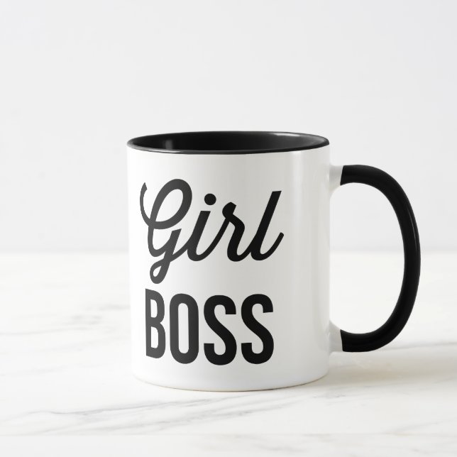 GIRL BOSS | Retro Typography Mug (Right)