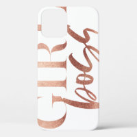 Girl Boss | Rose Gold Black Text |