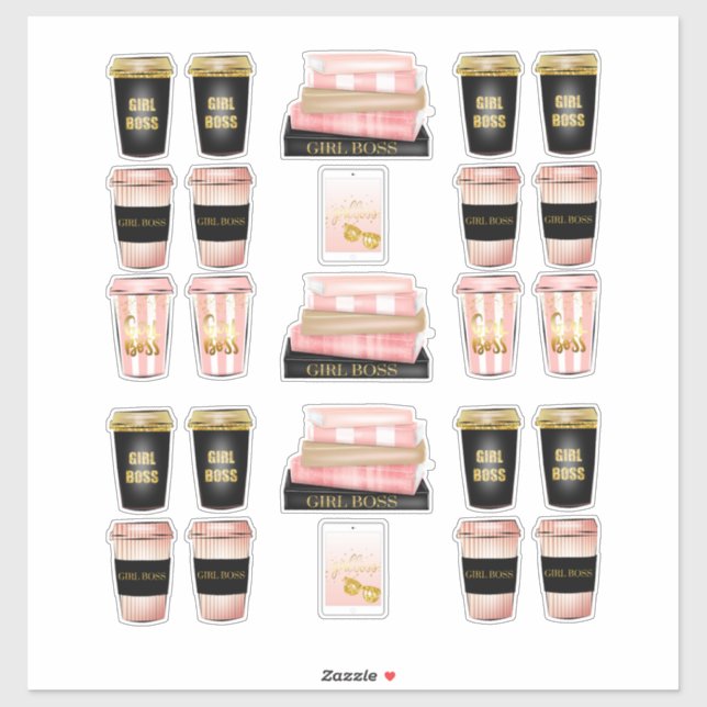Girl Boss Women High Fashion Planner Decals (Sheet)