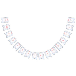 Girl Bow 4th of July Birthday Banner
