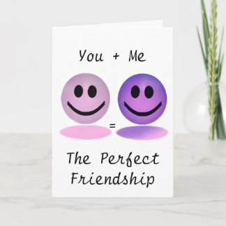 Girl+Boy Perfect Friendship Card