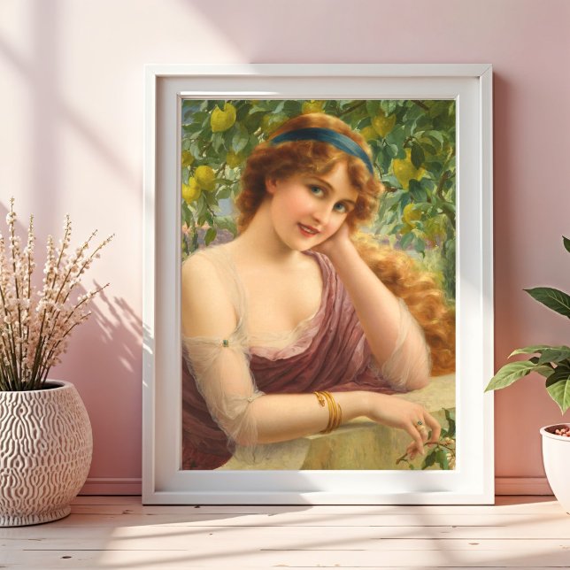 Girl by Lemon Tree by Emile Vernon Poster (Creator Uploaded)