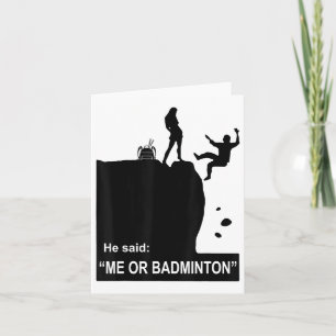 Girl Choose Badminton Instead Boy, He Said Me Or B Card