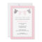 Girl Clothesline Baby Shower Invite Pink Grey