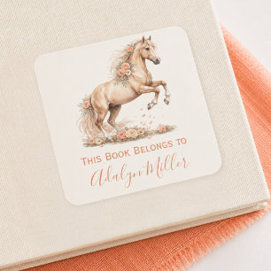Girl Coral Horse Personalised Book