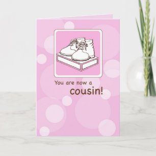 Girl Cousin Congratulations Card