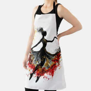girl dance flowers impulse inspiration spring natu apron