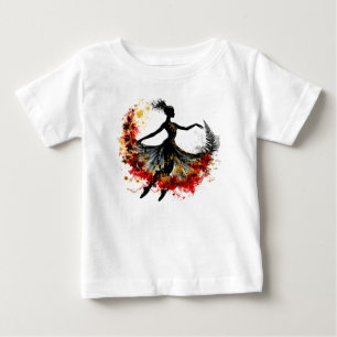 girl dance flowers impulse inspiration spring natu baby T-Shirt
