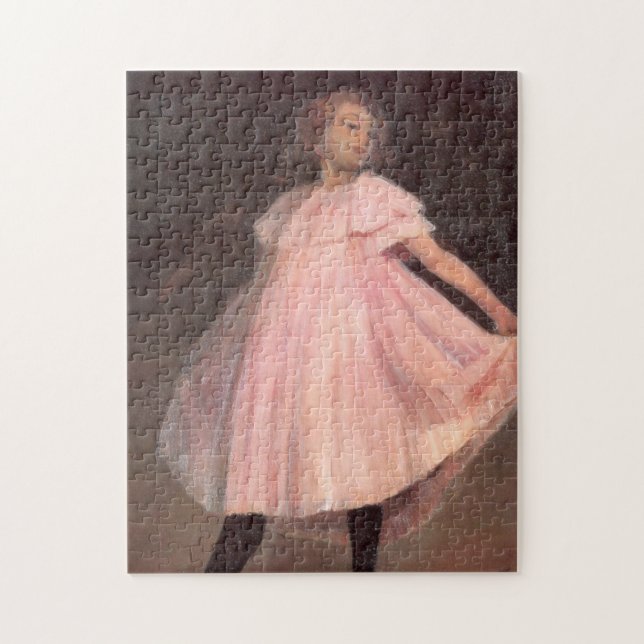 Girl Dancer in a Pink Dress Jigsaw Puzzle (Vertical)