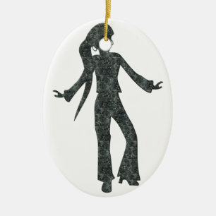 Girl Dancing Ceramic Ornament