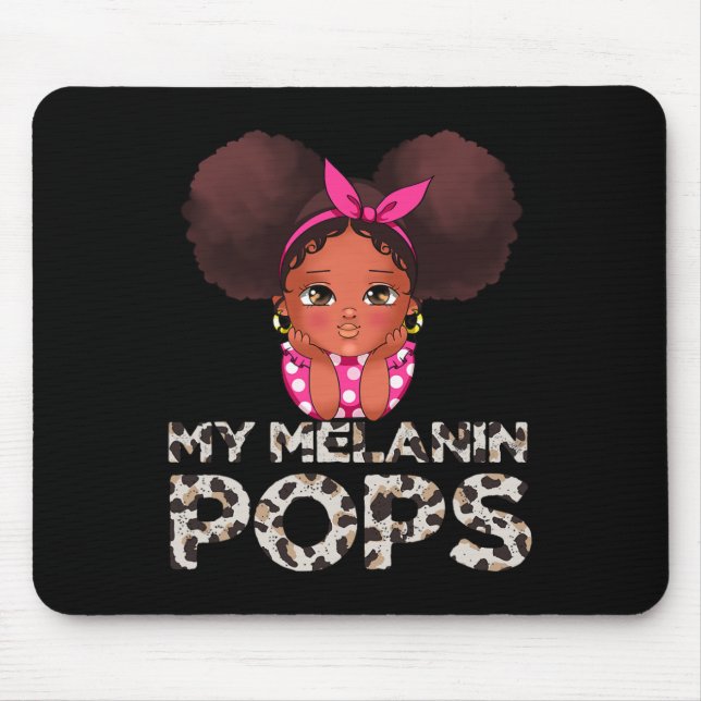 Girl Daughter Niece Child Sister Black History Mon Mouse Pad (Front)