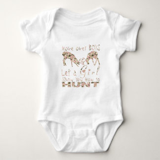 GIRL DEER HUNTER BABY BODYSUIT