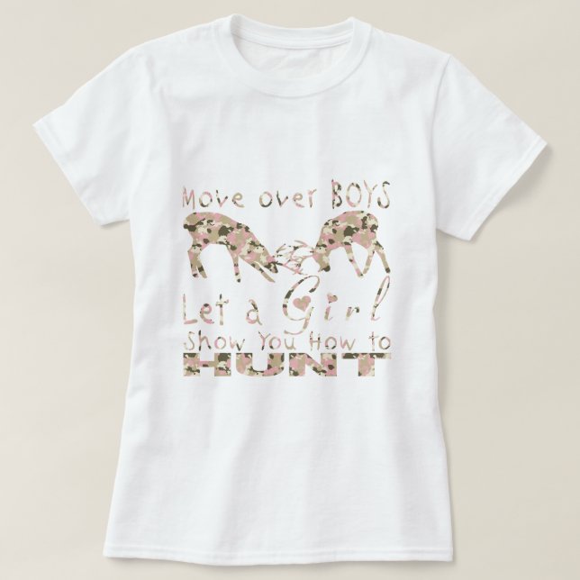 GIRL DEER HUNTER T-Shirt (Design Front)