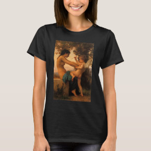Girl Defending Herself Against Cupid by Bouguereau T-Shirt