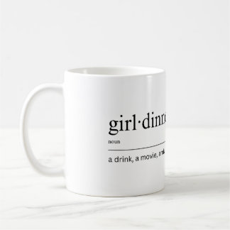 girl dinner mug