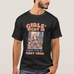 Girl Dinner Slumber Sleepover Party Fancy Dinner F T-Shirt