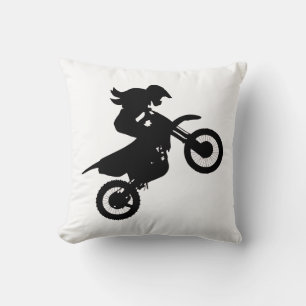 Girl Dirt Bike Cushion
