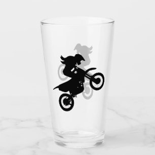  Girl Dirt Bike  Glass