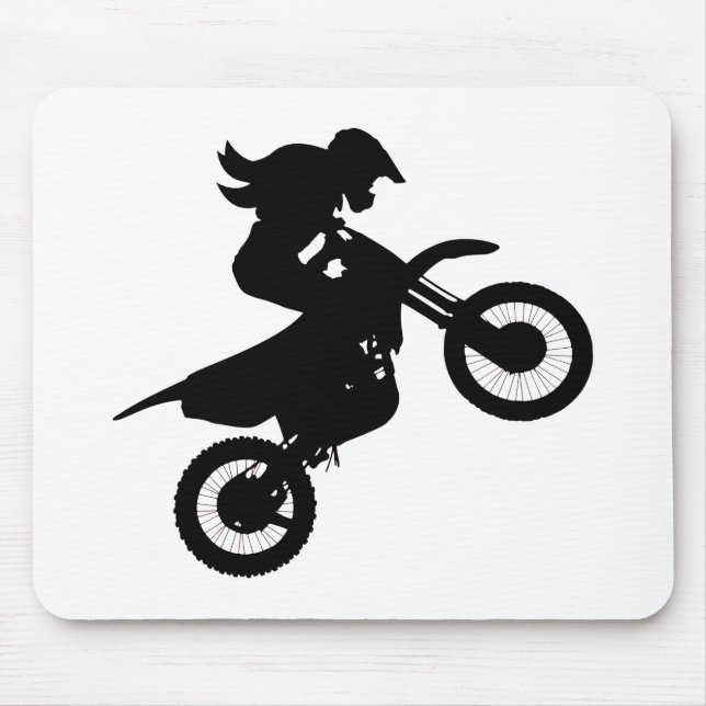 Girl Dirt Bike   Mouse Pad (Front)