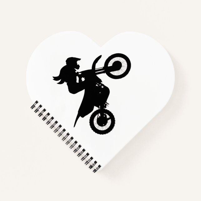 Girl Dirt Bike   Notebook (Front)