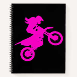 Girl Dirt Bike Notebook