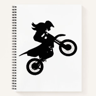Girl Dirt Bike   Notebook