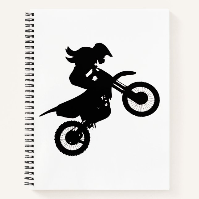 Girl Dirt Bike   Notebook (Front)