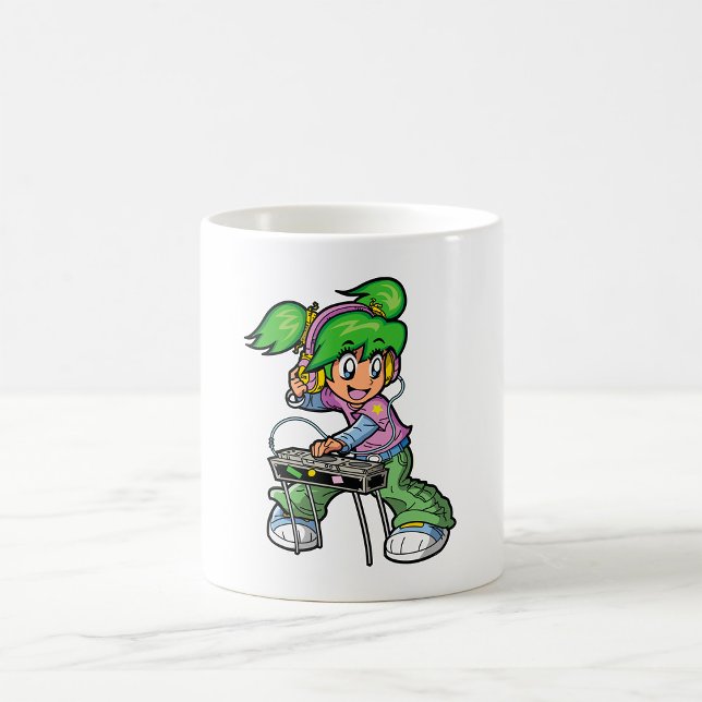 Girl DJ Coffee Mug (Creator Uploaded)