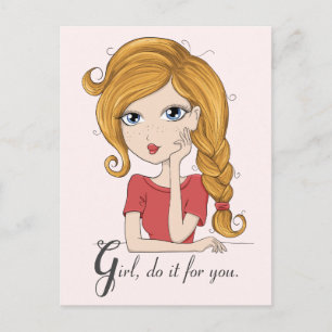 Girl Do it For You Postcard