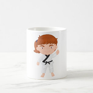 Girl Doing Karate Mug
