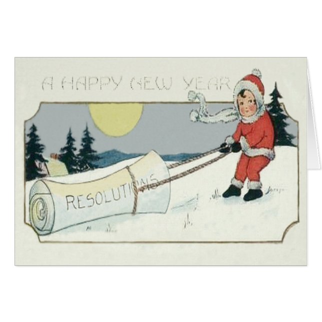 Girl Dragging Resolutions Paper Full Moon (Front Horizontal)