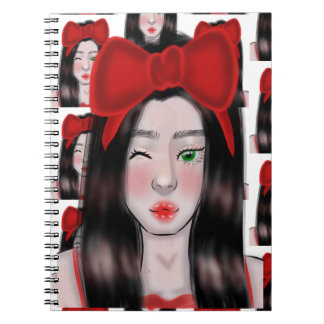 Girl Drawing Notebook