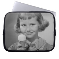 Girl Eating Ice Cream