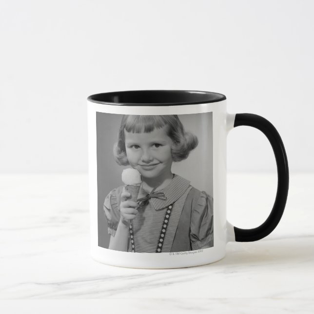 Girl Eating Ice Cream Mug (Right)