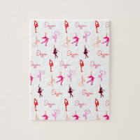 Girl Figure Skating Ice Skating Name All Over