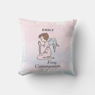 Girl, First Communion Angel Cushion