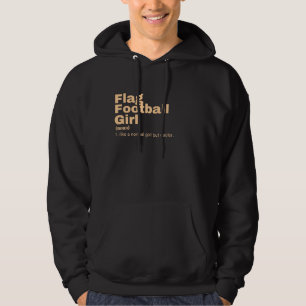 Girl - Flag Football Hoodie