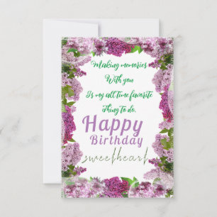 Girl friend's birthday card