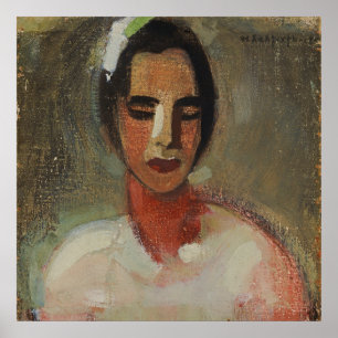Girl from California, Helene Schjerfbeck Poster