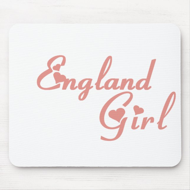 Girl from England Mouse Pad (Front)