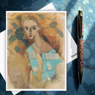 Girl from Eydtkuhne, H.Schjerfbeck Postcard