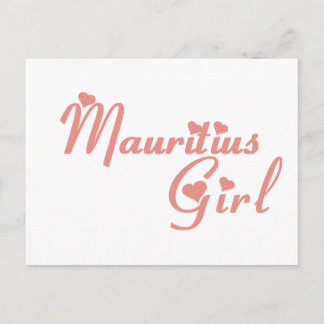 Girl from Mauritius Postcard