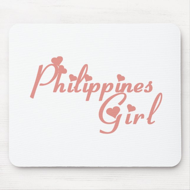 Girl from Philippines Mouse Pad (Front)