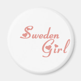 Girl from Sweden Magnet